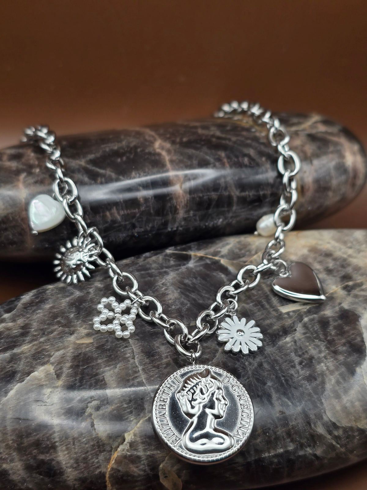 Collier Breloque César – Acier inoxydable