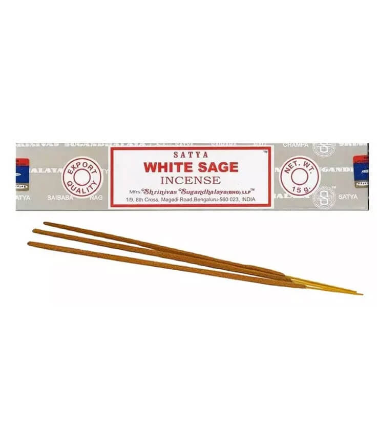 Encens Sauge Blanche Satya – 15 g
