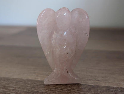 Ange en Quartz rose