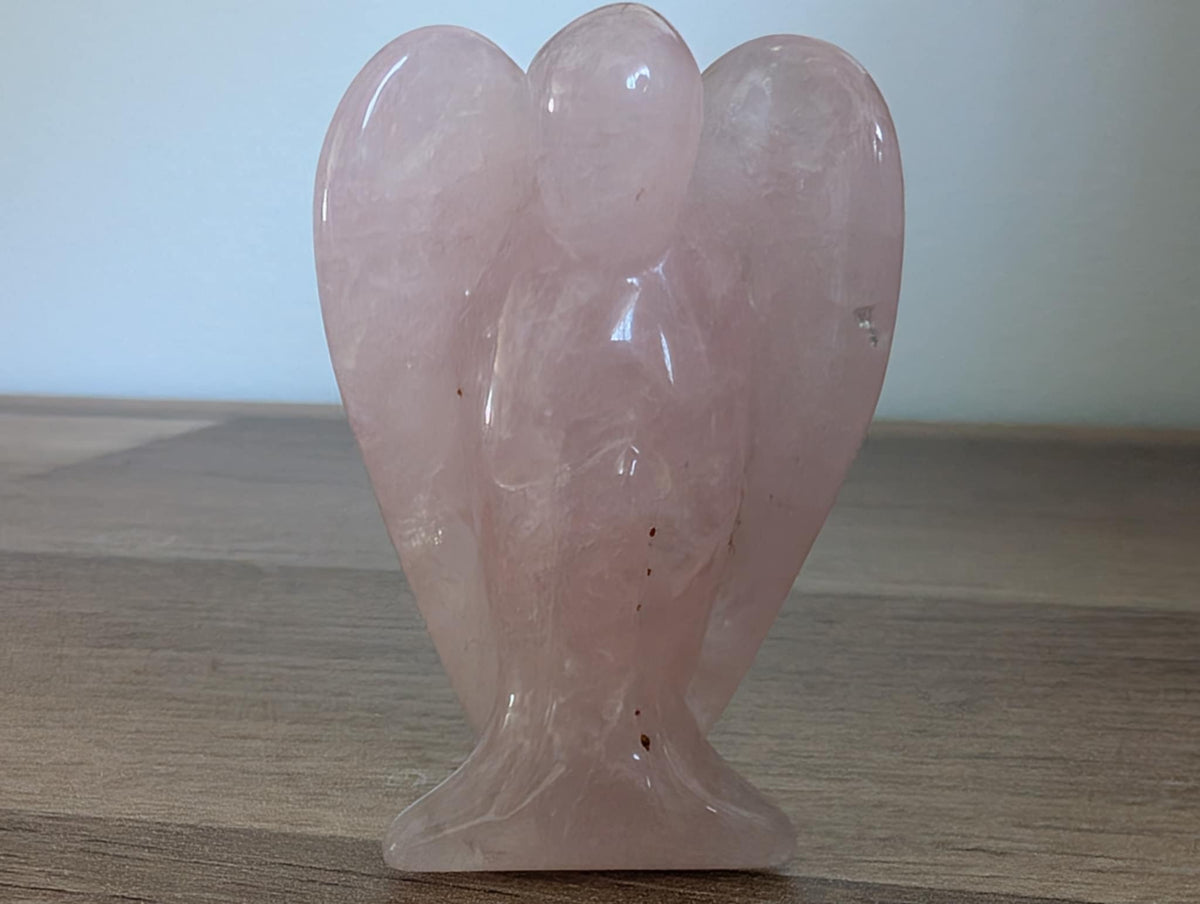Ange en Quartz rose