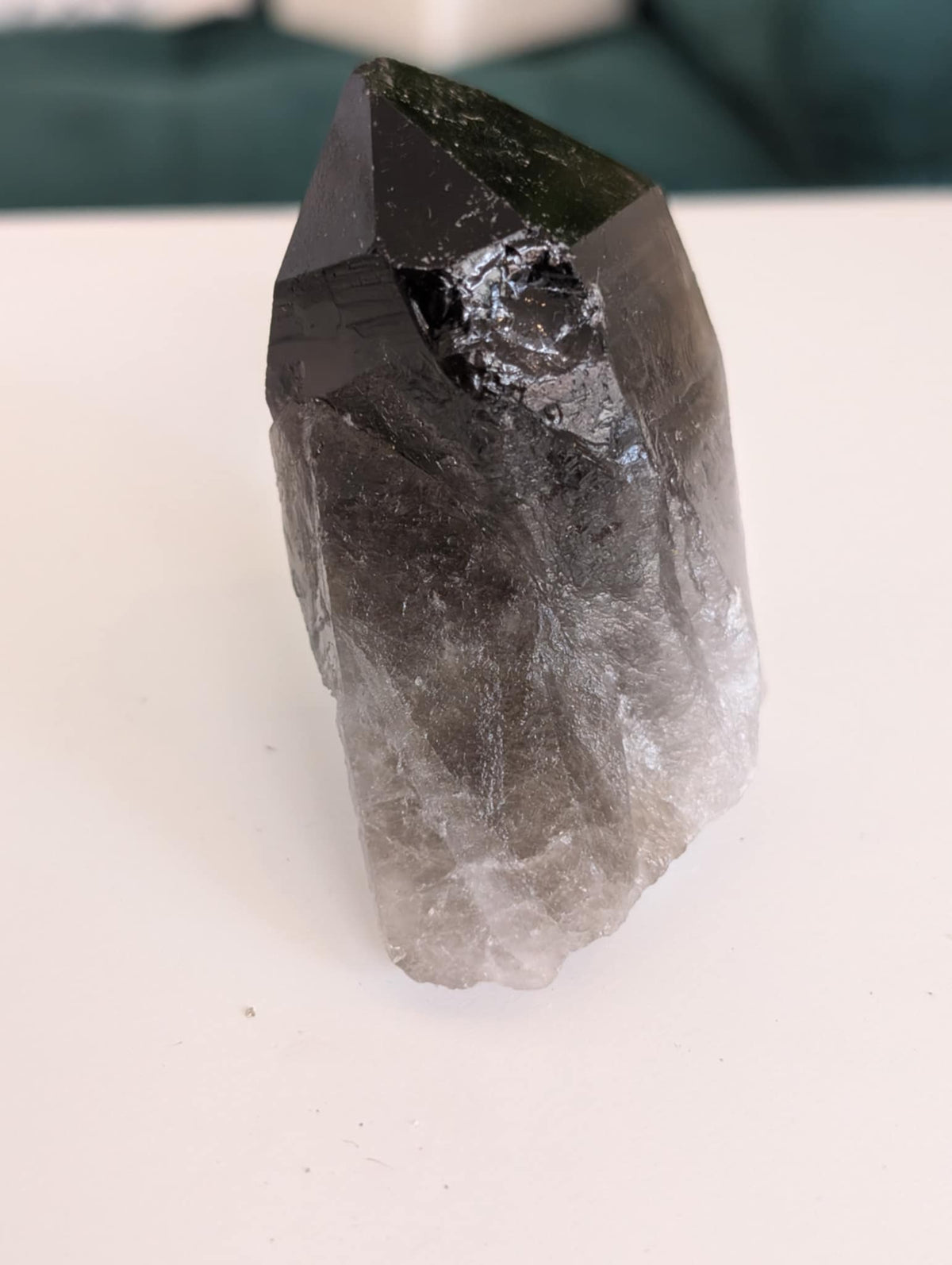 Amas de cristal de roche du Brésil Fumé AA