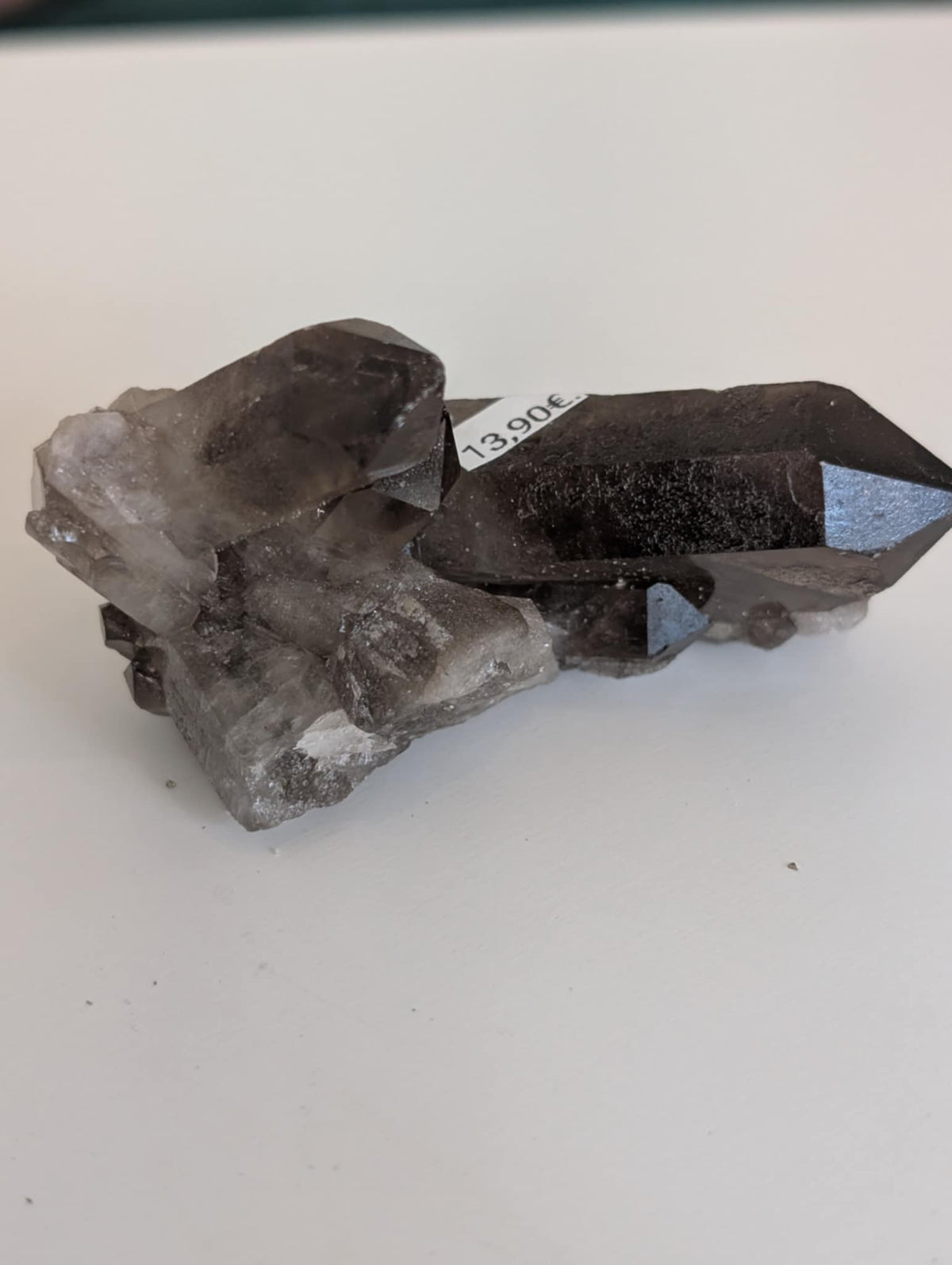 Amas de cristal de roche du Brésil Fumé AA