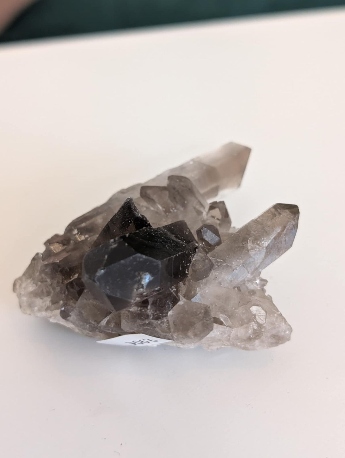 Amas de cristal de roche du Brésil Fumé AA