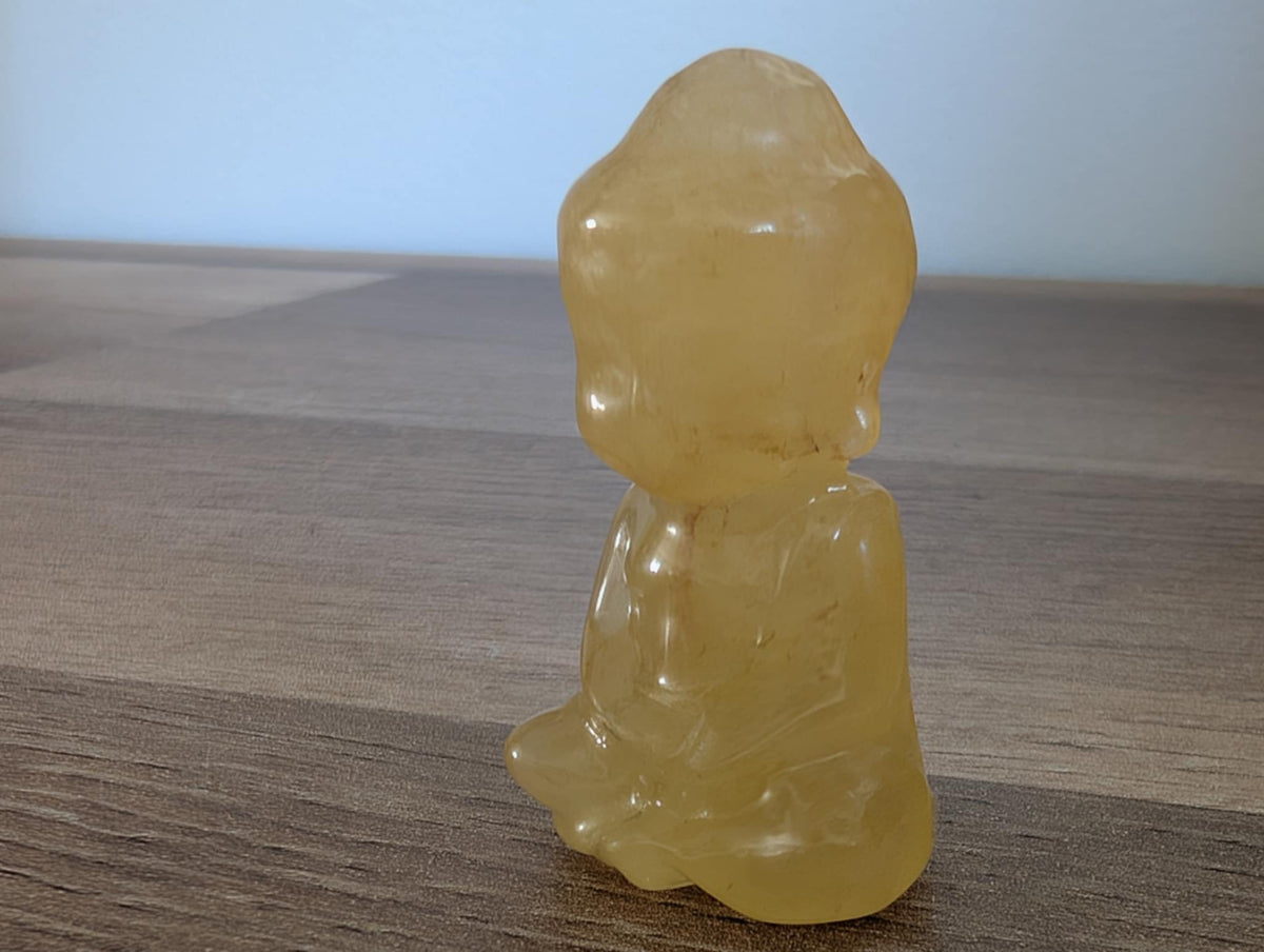 Bouddha Indien en fluorine multicolore