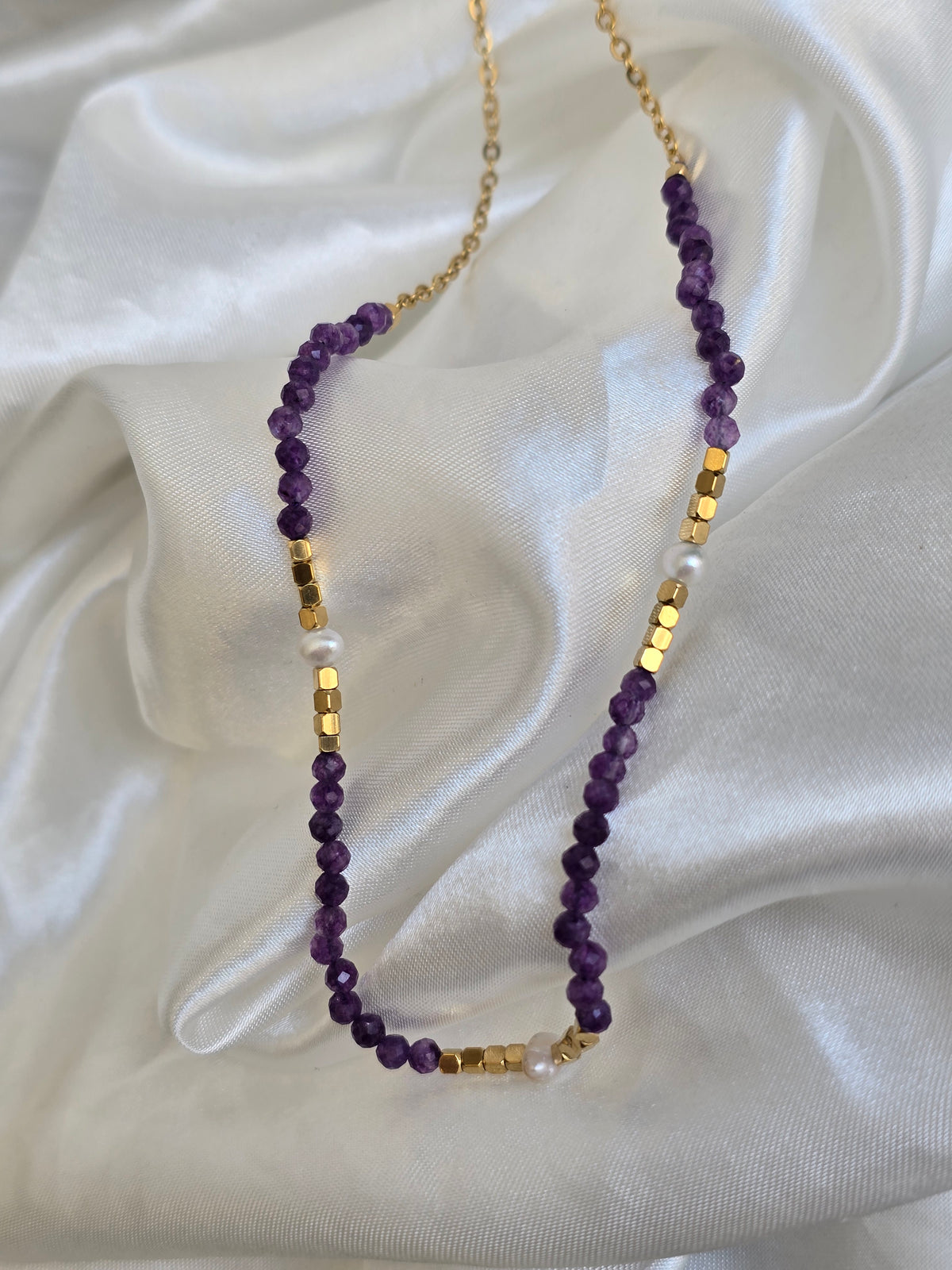 Collier Thais pierres naturelles