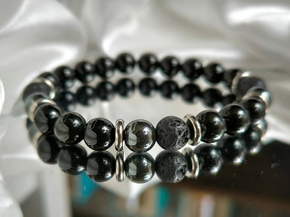 Bracelet homme personnalisé ( veuillez indiquer votre prénom et vos besoins dans la case prénom )