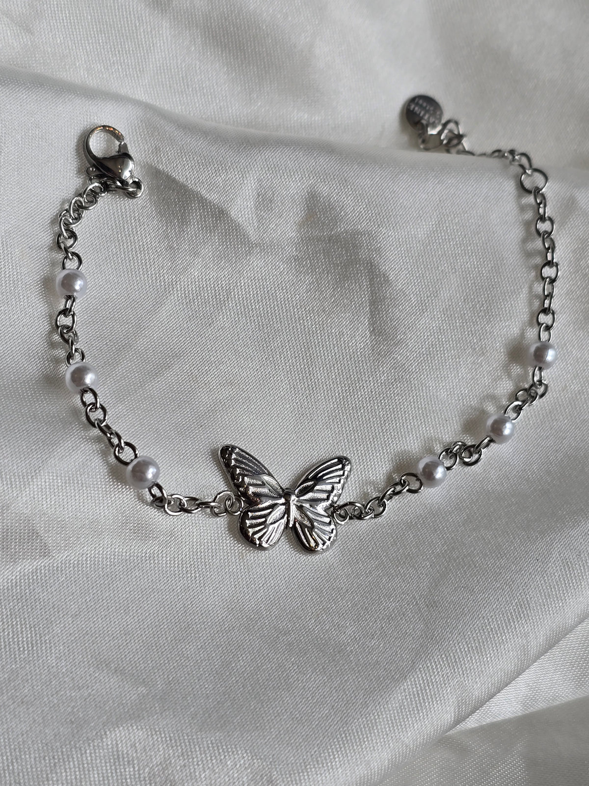 Bracelet papillon acier inoxydable