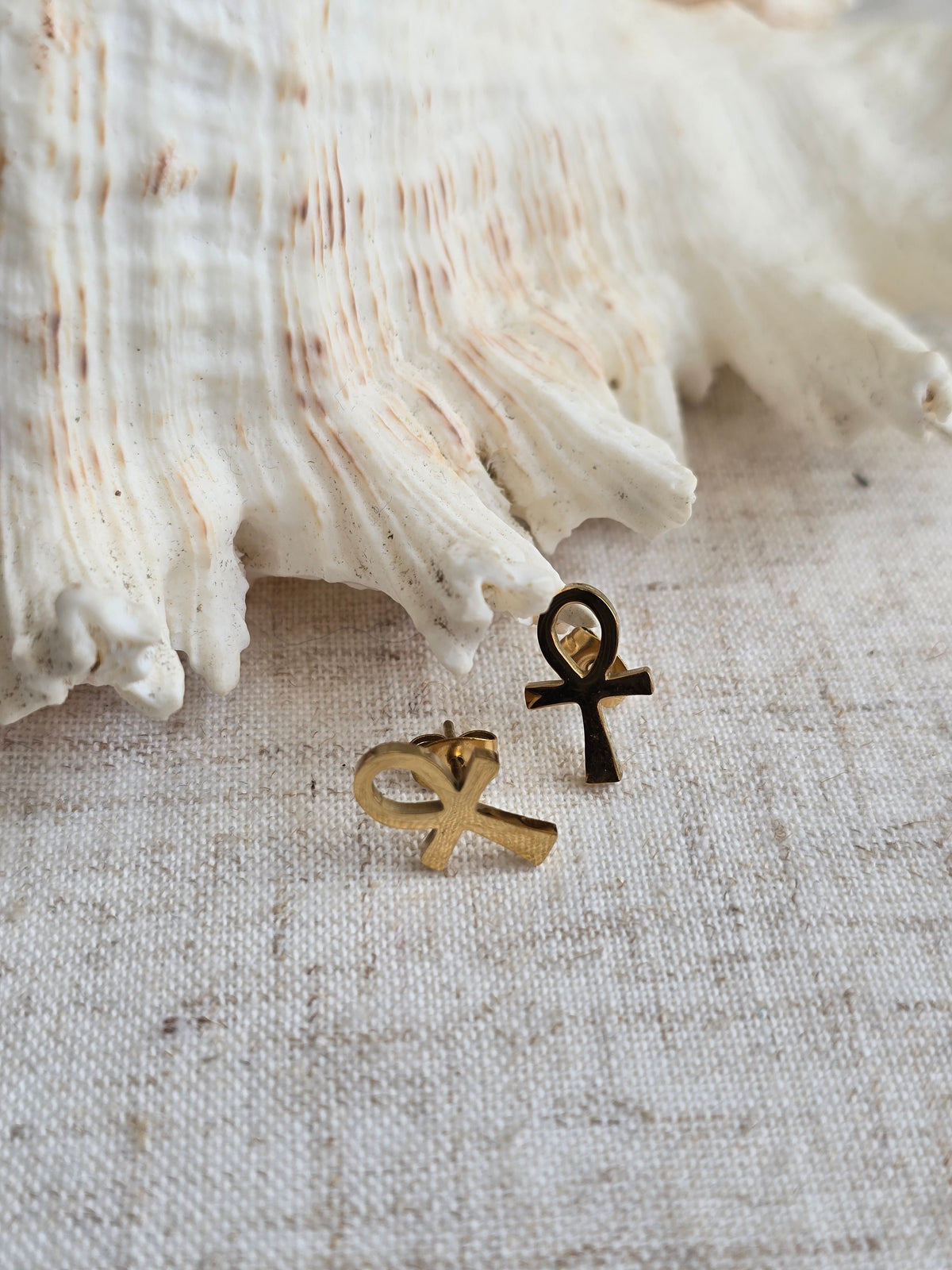 Puces d'oreilles Ankh