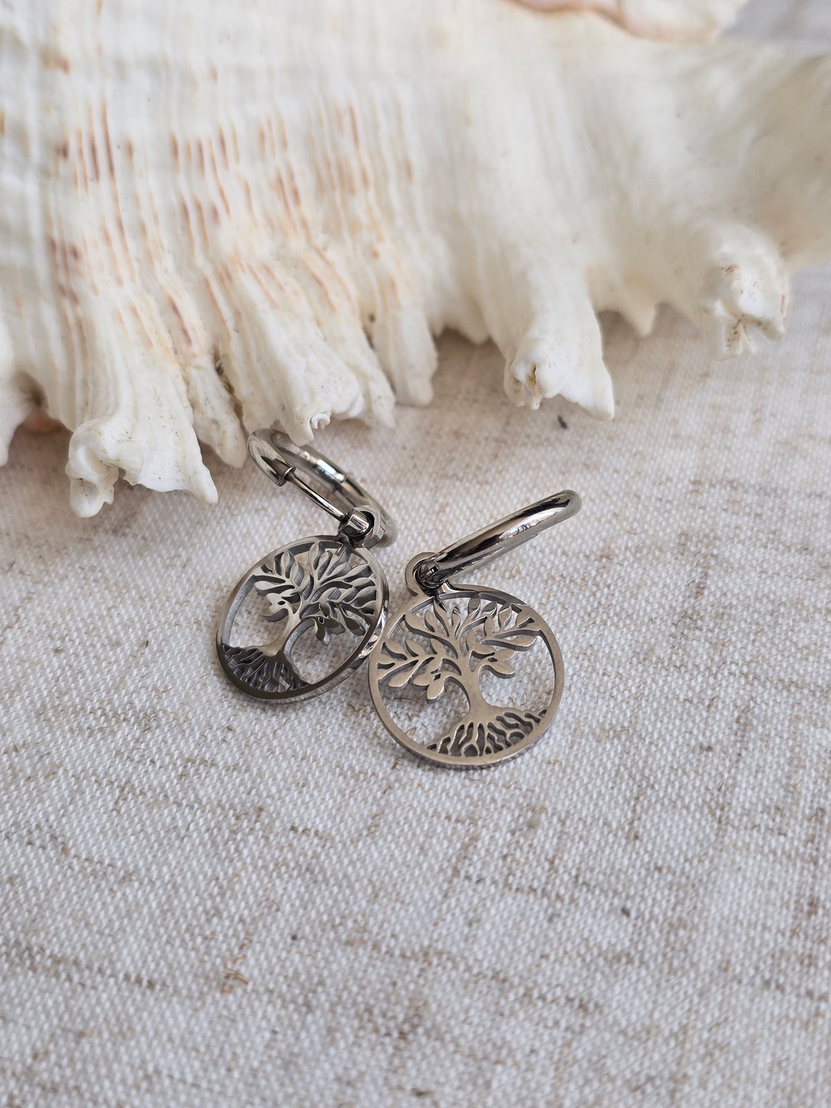 Boucles d'oreilles arbre de vie