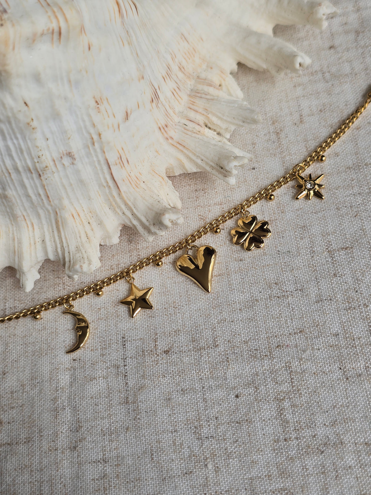 Bracelet porte bonheur "céleste"