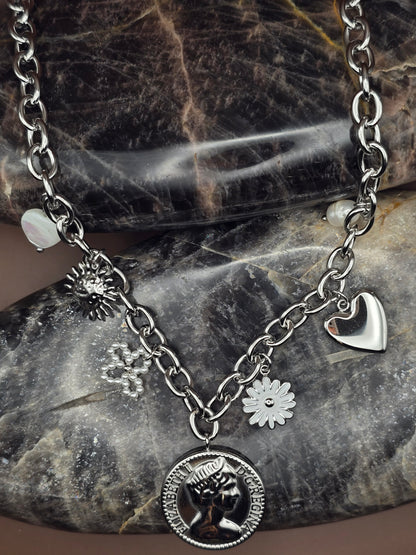 Collier Breloque César – Acier inoxydable