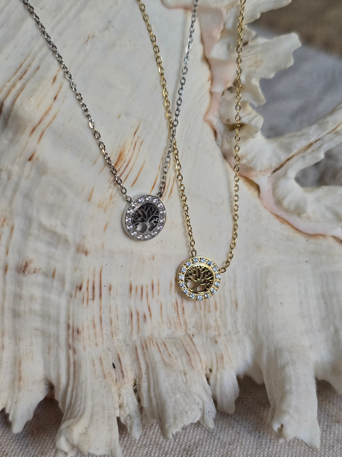 Collier minimaliste Arbre de Vie – Acier inoxydable
