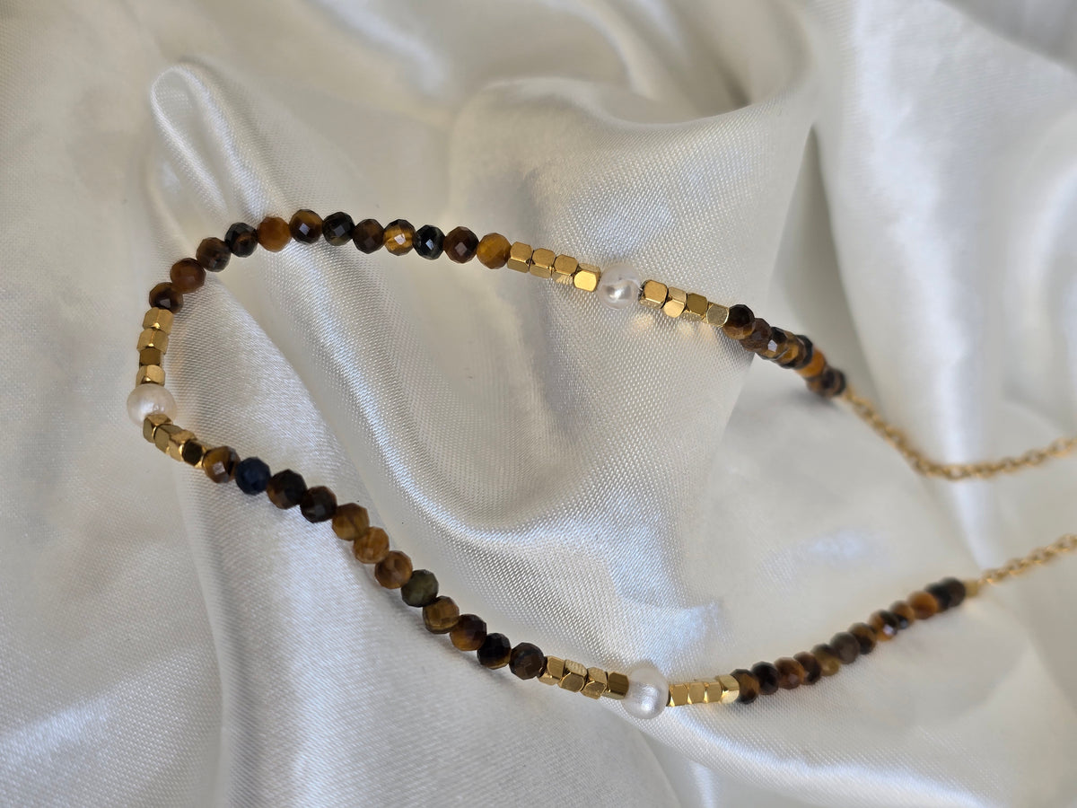 Collier Thais pierres naturelles