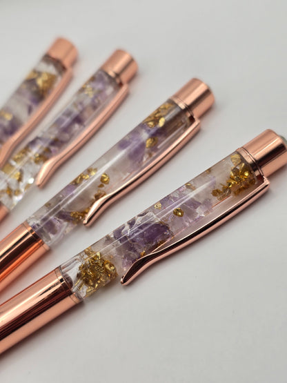Stylos en pierres naturelles