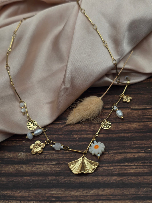 Collier Francesca Ginkgo