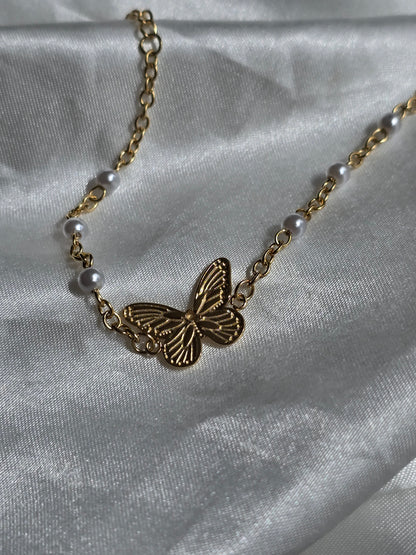 Bracelet papillon acier inoxydable
