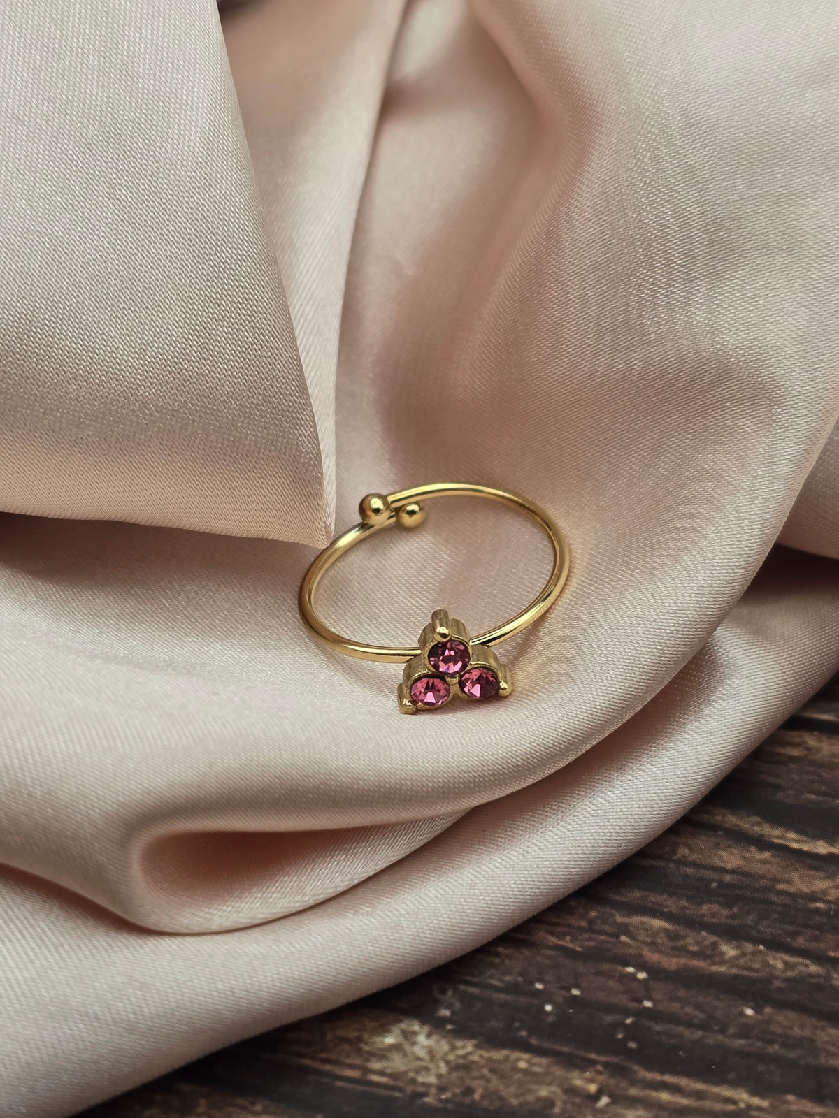 Bague Trèfle Cristal