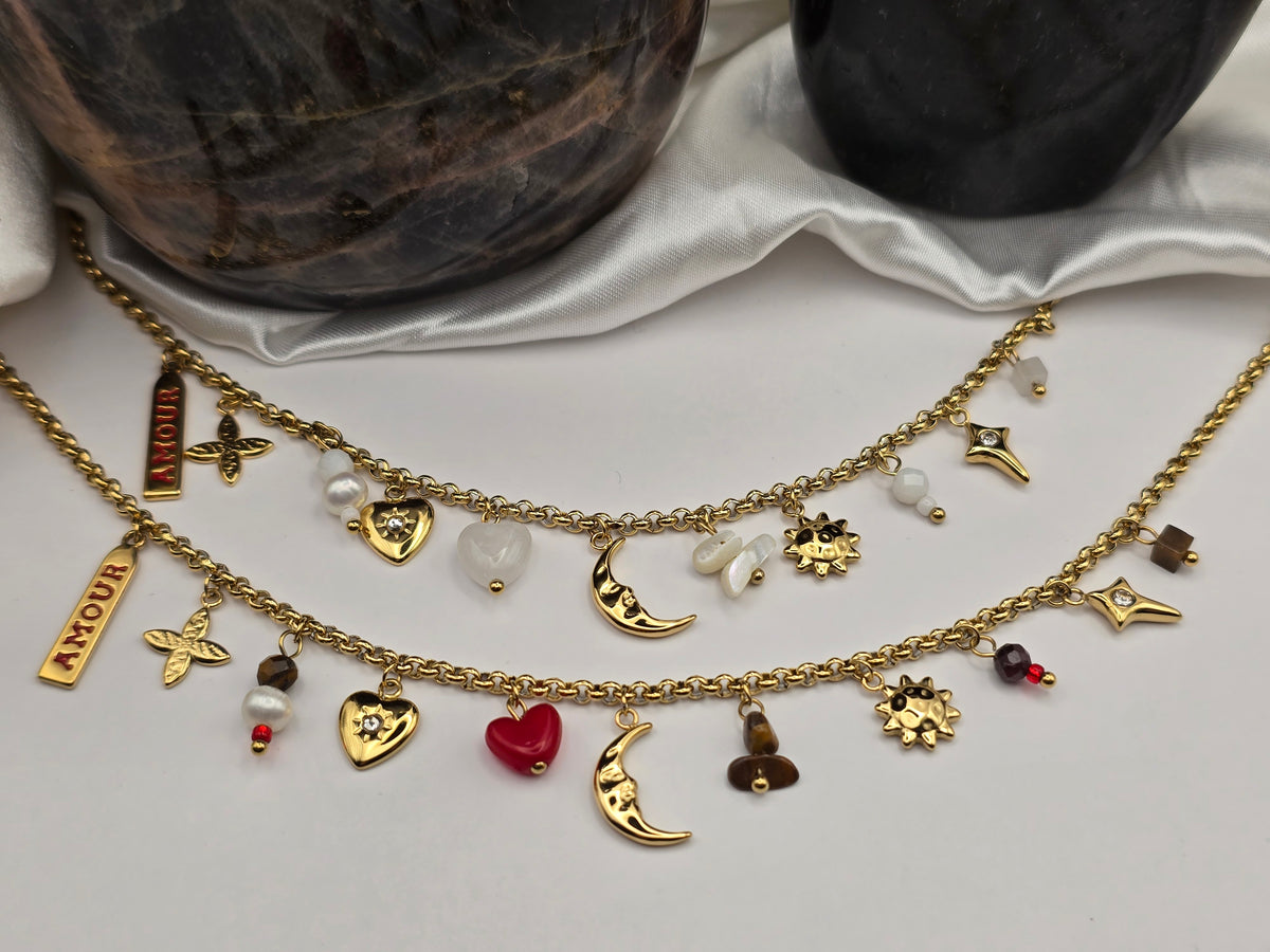Collier “Charms Magiques” – Deux versions
