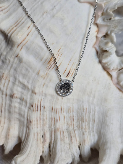 Collier minimaliste Arbre de Vie – Acier inoxydable